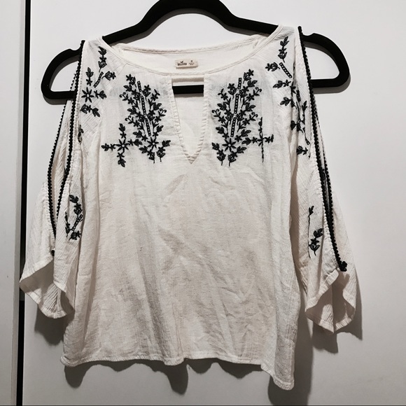 Hollister open sleeve bohemian top - Picture 2 of 3